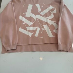 Ted Baker Pink Sweater with White Graphic